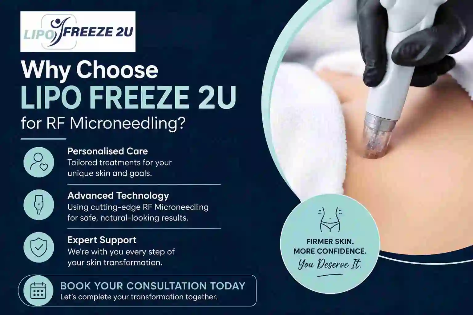 Why Choose LIPO FREEZE 2U for RF Microneedling Holmes Chapel?